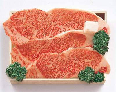 【冷凍】【送料込】能登牛プレミアムサーロインステーキ肉 計700g(3枚)