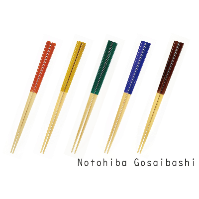 Notohiba五彩箸5膳セット