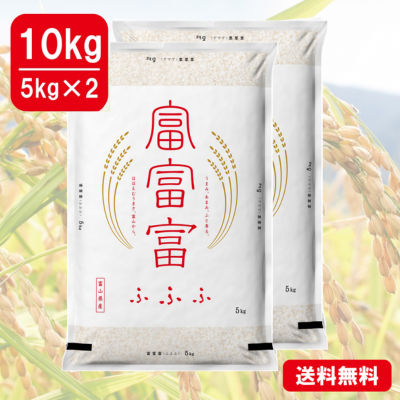 富山県産富富富 10kg(5kg×2)　お米