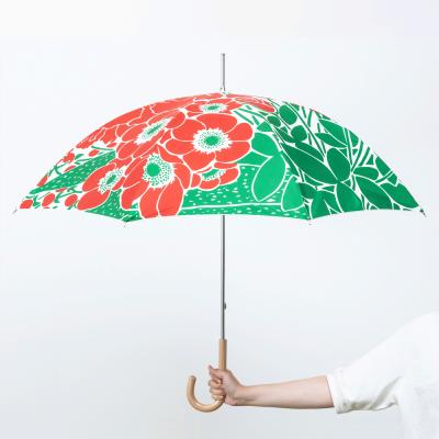 晴雨兼用傘Umsol  FLOWERS RED