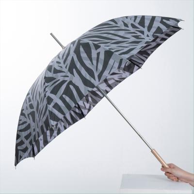 晴雨兼用傘Umsol  Reverse  LEAVES ACACIA  gray