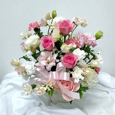 【春】アレンジメント(上品ピンク)