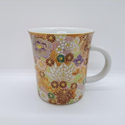 マグカップ　花詰(赤)