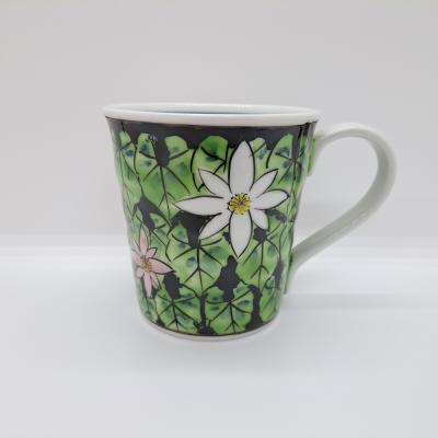 マグカップ　水連ピンク