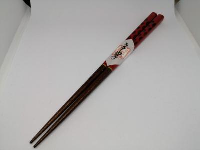 うるし切子箸　朱