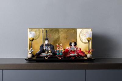 加賀友禅ひな人形(小)　鳳凰にまり