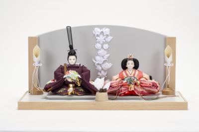 手描き加賀友禅ひな人形(特小)　松竹梅