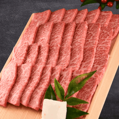 国産黒毛和牛霜降りカルビ焼肉 400g