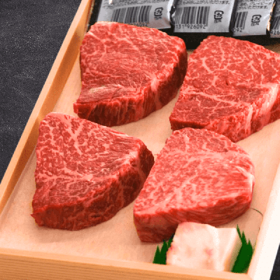 国産黒毛和牛赤身ランプ肉ステーキ 400g(約100g×4枚)
