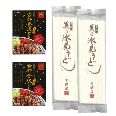 【送料無料】金沢カレーと氷見うどんのコラボ　カレーうどんセット
