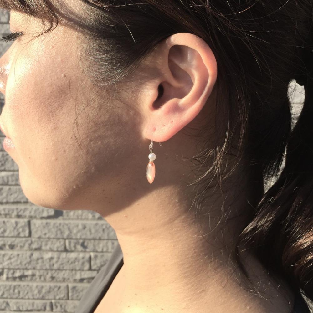 桜貝ピアス