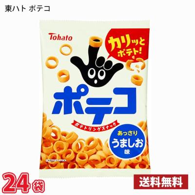 東ハト ポテコ うましお味 67g 24袋