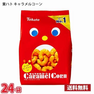 東ハト キャラメルコーン 70g 24袋