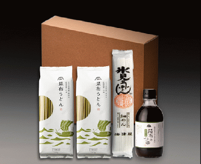 昆布うどん・氷見うどん・昆布のつゆセット KK