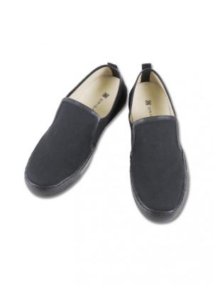 ORIGAMIX 和紙布スリッポン BLACK × BLACK