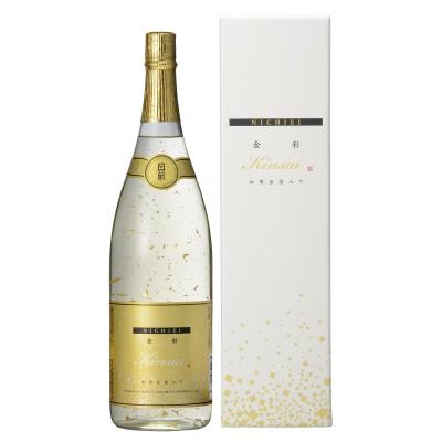 日榮 加賀金箔入 金彩 純米酒 1800ml