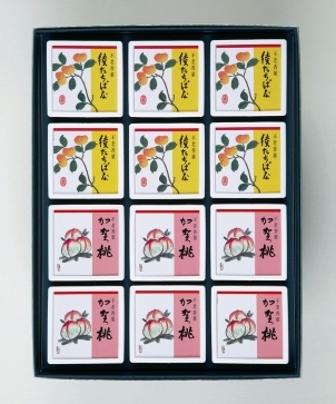 涼菓・・・綾たちばな・加賀桃12個入