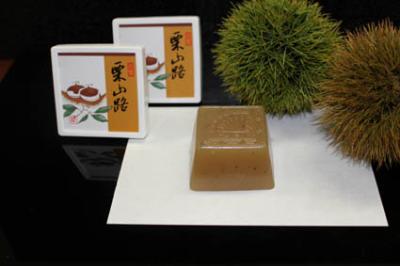 栗水羊羹「栗山路」1個