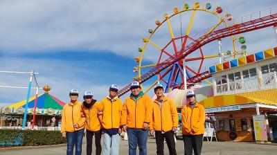 レトロ遊園地フィッシュランドで遊んで応援!“もりあげ隊”プロジェクト!
