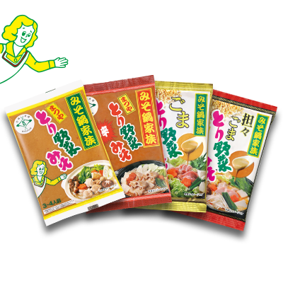 ★秋冬限定★とり野菜みそ4種類　各1袋