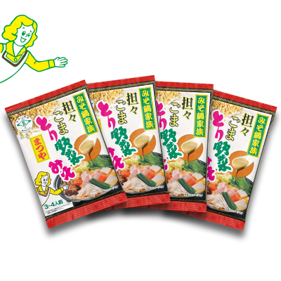 ★秋冬限定★担々ごまとり野菜みそ 4袋