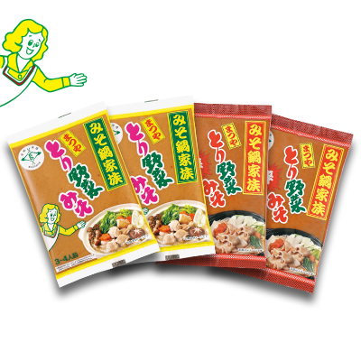 とり野菜みそ・ピリ辛とり野菜みそ　各2袋