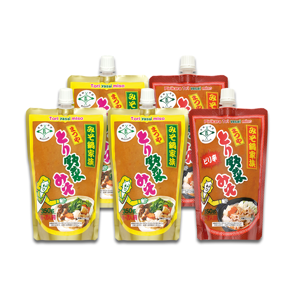 とり野菜・ピリ辛350g詰合せ(化粧箱入)送料込