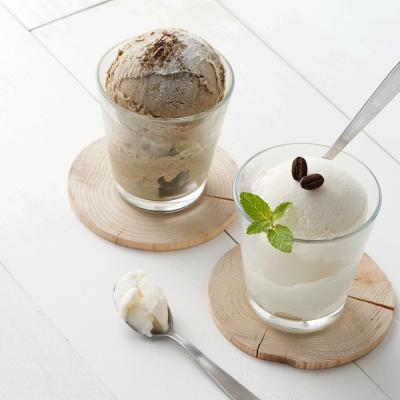 「白い珈琲」と「加賀棒ほうじ茶」のジェラートセット