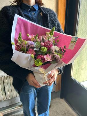 【Nuage】フラワーアレンジメント(キュート)サイズ大