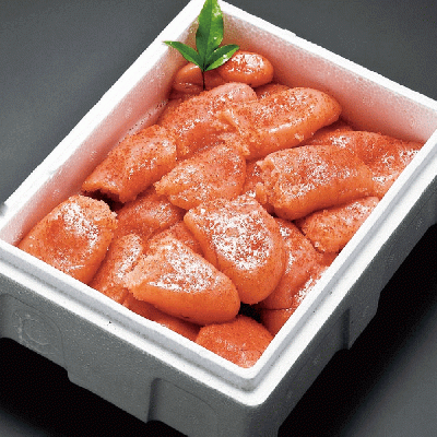 【COREZO限定　送料無料!】無着色辛子明太子　中切1Kg