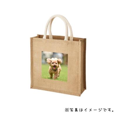 【オリジナル】ジュートスクエアトート