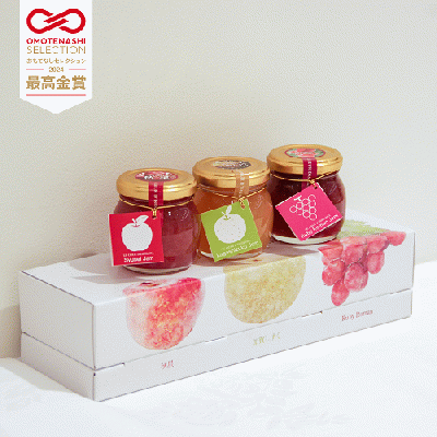 石川ブランドジャム 100g 3個セット ルビーロマン・加賀しずく・秋星