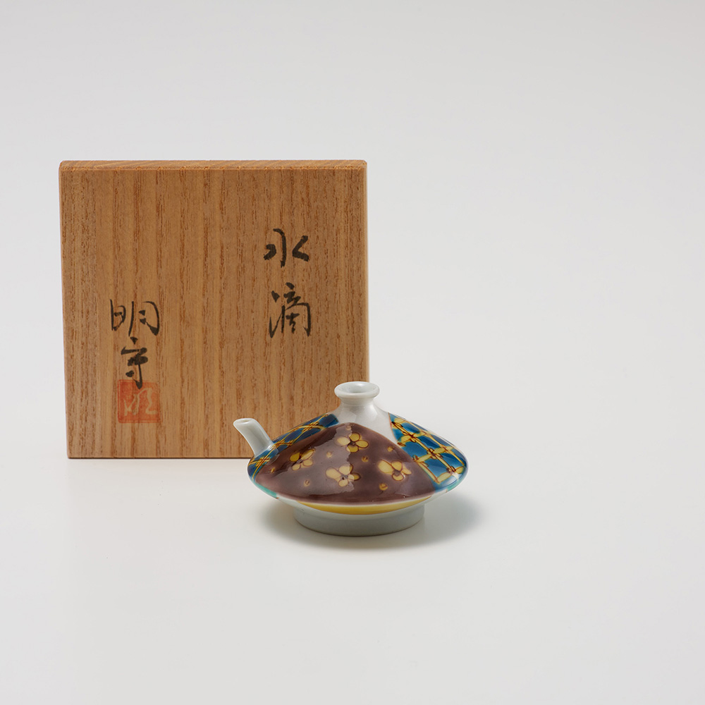 九谷焼 水滴 色絵小紋 中田明守 手描き 水滴 色絵小紋 中田明守|COREZO(コレゾ) これぞ北陸のいいモノ・いい