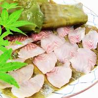 季節の魚の昆布締め(2-3人前)