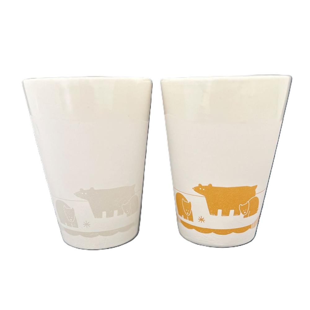 北欧柄　雪熊(金/銀)