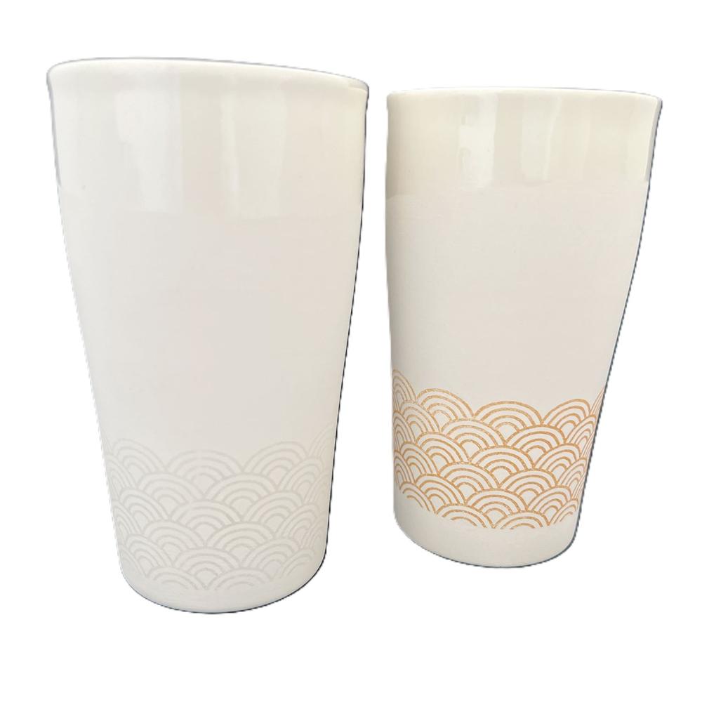 和柄　青海波(金/銀)